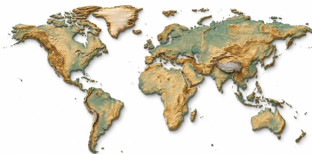 World map showing DORSKY locations