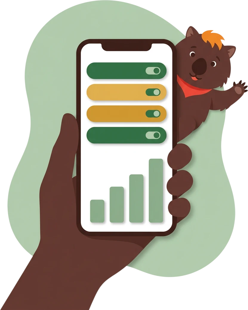 The free Wombud™ parent app