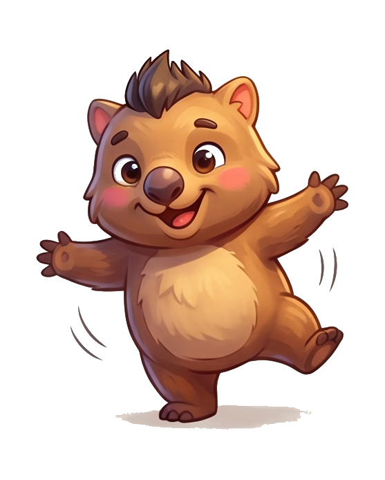 Playing wombat